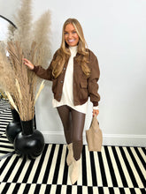 The Chrissy - Cropped Bomber Jacket